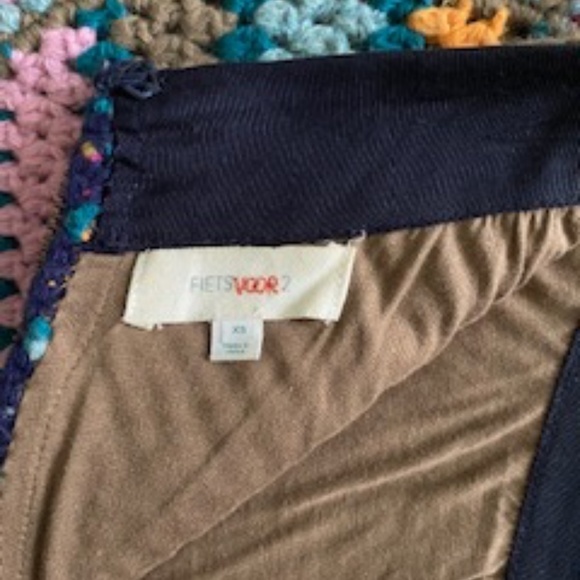 Anthropologie FIETS VOOR 2 Boho Dear Penny Crochet Knit Skirt XS - Picture 9 of 10